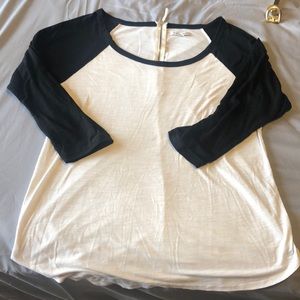 Black and white shirt